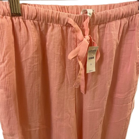 NWT HAVEN Well Within Women's Cotton Pink Pajama Sleep Lounge Pants Size Small - Picture 3 of 9